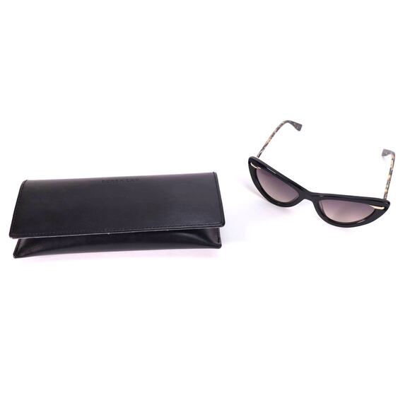 Derek Lam DORIS Narrow Cat Eye Womens Sunglasses - Black / Gray - NWT main image 4